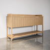 Slatted Wood Sideboard