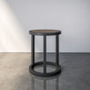 Wood & Steel Side Table