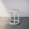 Wood & Steel Side Table