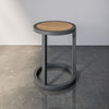 Wood & Steel Side Table